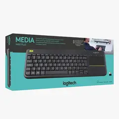 LOGITECH - TECLADO INALÁMBRICO K400 TOUCHPAD 920-007123