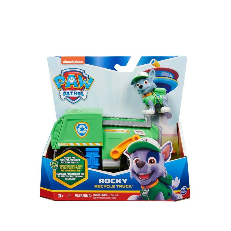 PAW PATROL - Rocky recycle truck - paw patrol