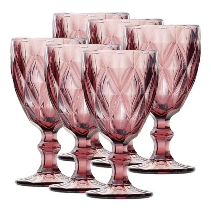 MI DECO HOME CADA DETALLE IMPORTA - SET 6 COPAS DE COLORES MORADO