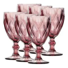 MI DECO HOME CADA DETALLE IMPORTA - SET 6 COPAS DE COLORES MORADO