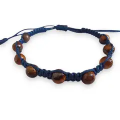 GENERAC - Pulsera Hilo con Ojo de tigre