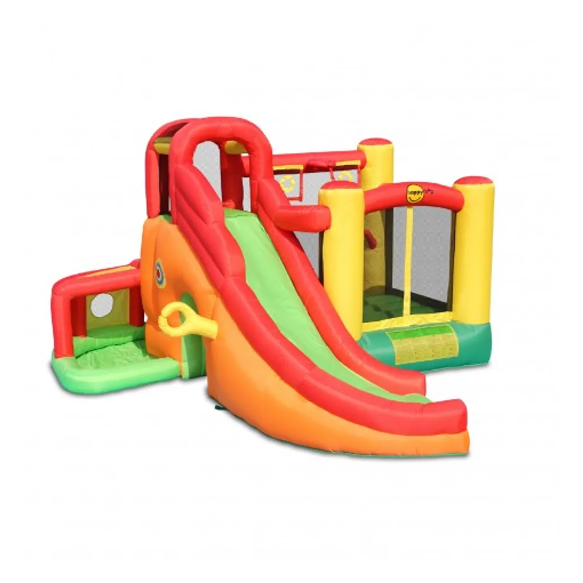 HAPPY HOP - Inflable Tobogan Deportivo naranjo