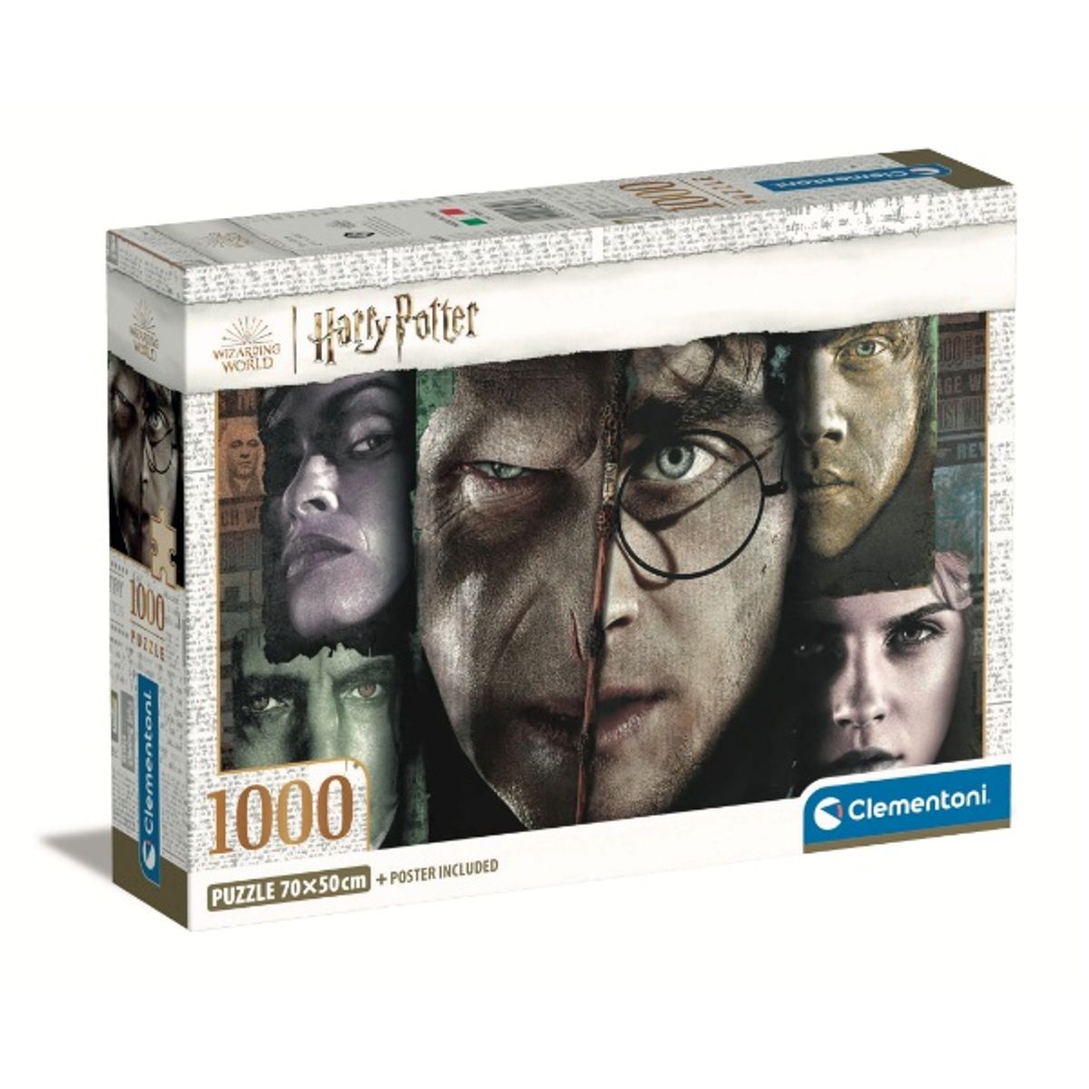CLEMENTONI - Puzzle 1000 piezas Harry Potter Compact