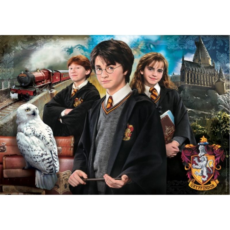 CLEMENTONI - Puzzle 1000 piezas Harry Potter Elementos Compact
