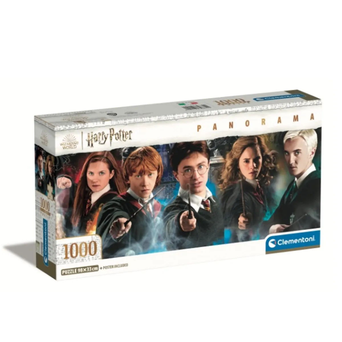 CLEMENTONI - Puzzle 1000 piezas  Panorama Harry Potter Compact