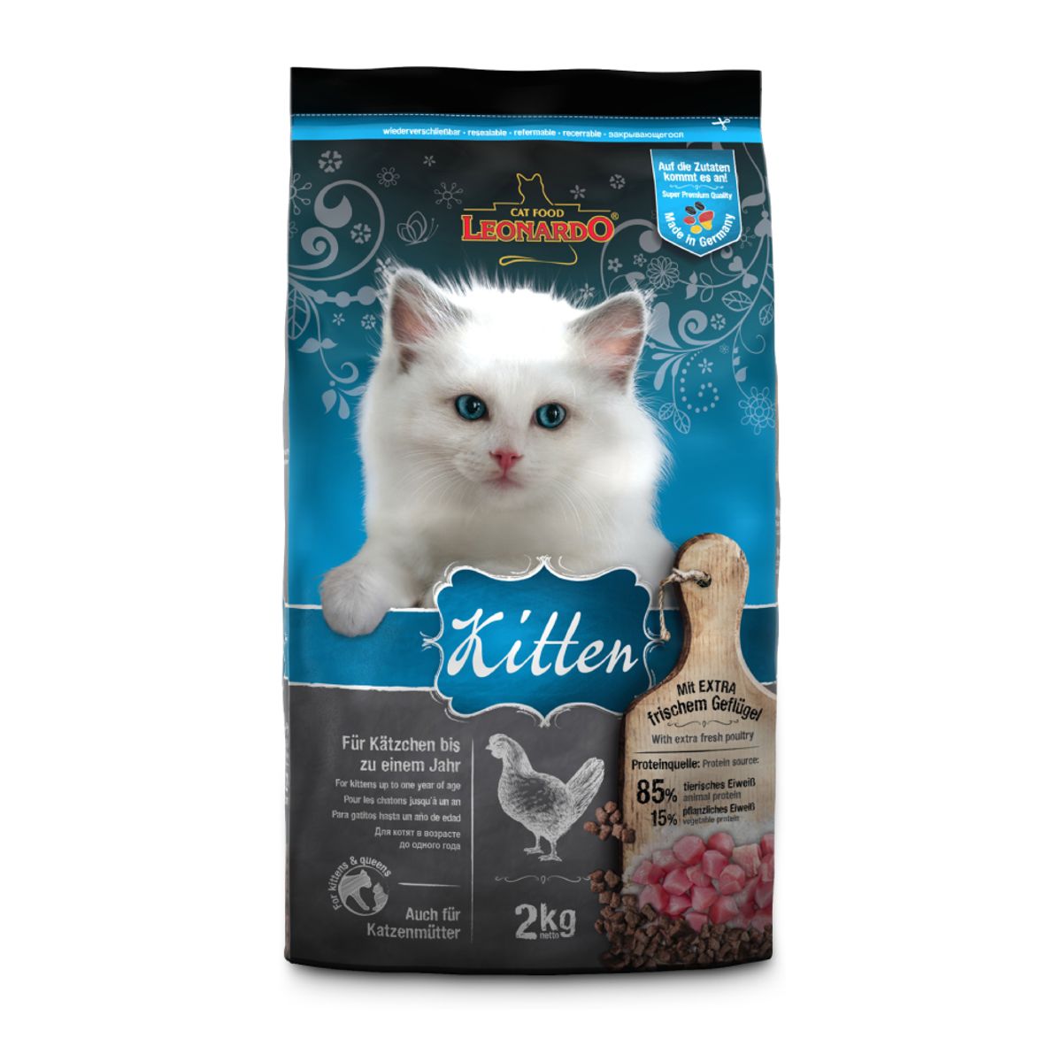 CAT FOOD LEONARDO - Alimento Leonardo Kitten Para Gatitos 7.5Kg