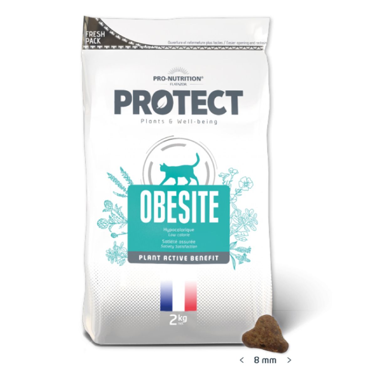 PRO NUTRITION FLATAZOR - Alimento Protect Obesite Para Gato 2Kg