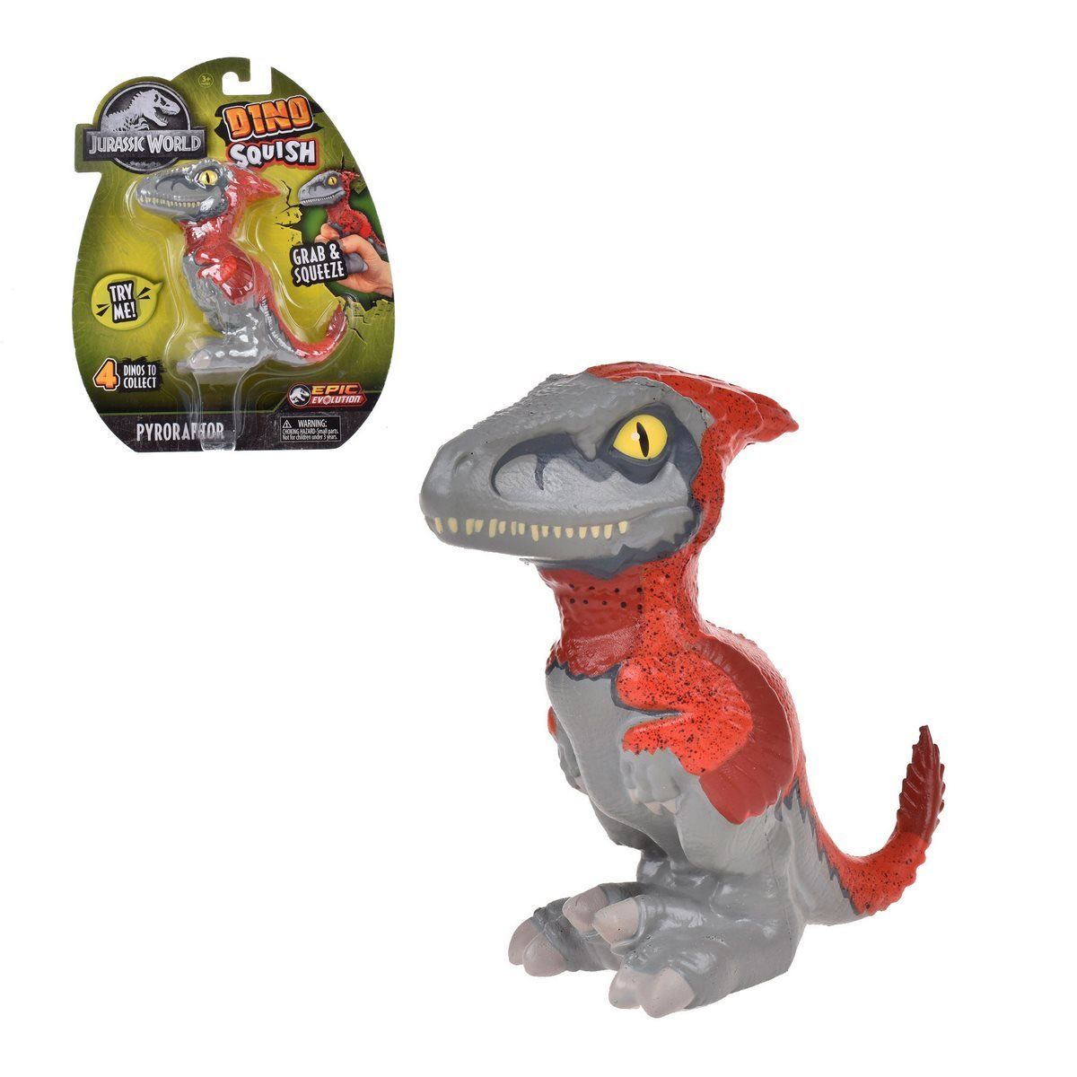 JURASSIC WORLD - Peluche Jurassic World colección Pyroraptor squishies
