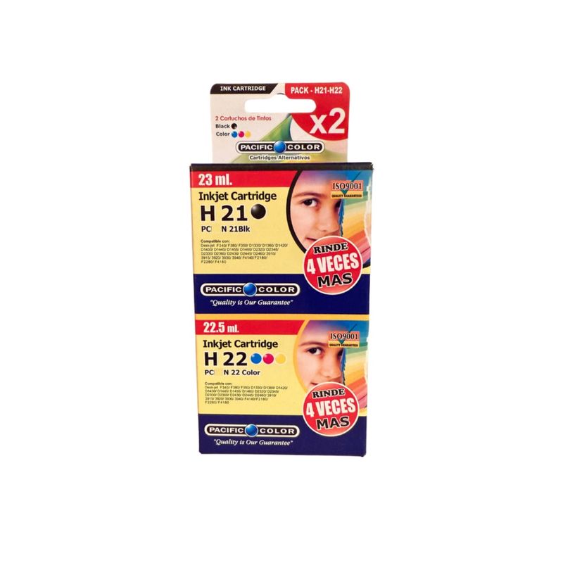 GENERICO - Pack Tintas Compatible para 21XL-22XL F380 D1460 F2180