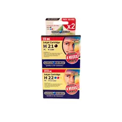 GENERICO - Pack Tintas Compatible para 21XL-22XL F380 D1460 F2180