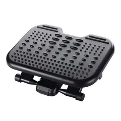 KENSINGTON - Reposapies K56155US Solemassage con Ajuste de Altura Negro