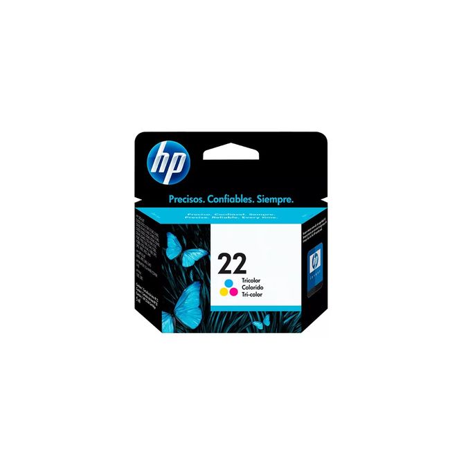 HP - Cartucho de Tinta hp 22 Tricolor Original