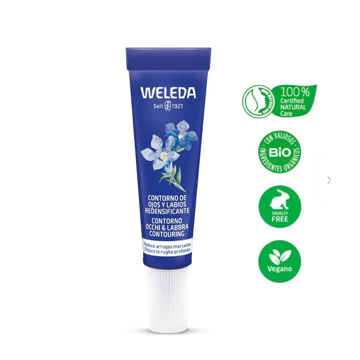 WELEDA - Contorno de Ojos y Labios Redensificante de Genciana azul y Edelweiss