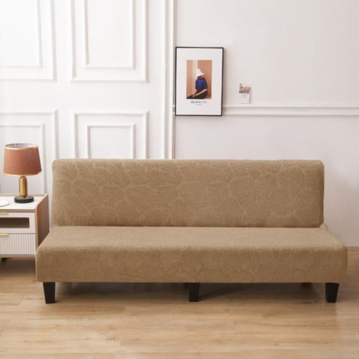 GENERICO - FUNDAS CUBRE FUTON - BEIGE
