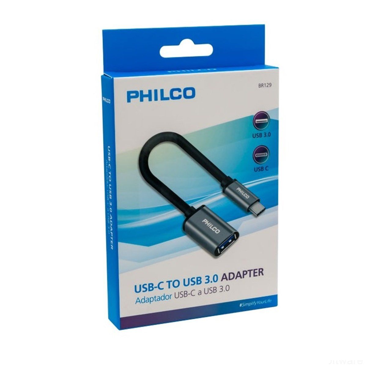PHILCO - Adaptador Cable USB 3.0 a Tipo C Philco