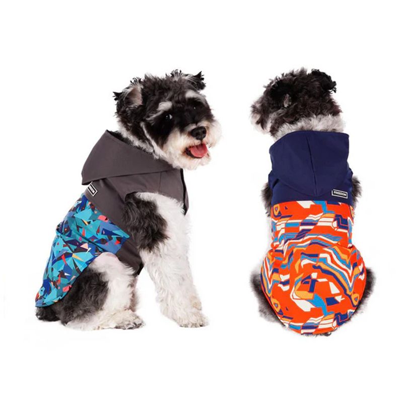 MARBEN PETS - Wonder Dog Parka Rain Impermeable Respirable Gris Xsmall
