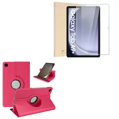 JOIGO - Carcasa Funda Para Samsung A9+ Plus Fucsia Lamina Vidrio