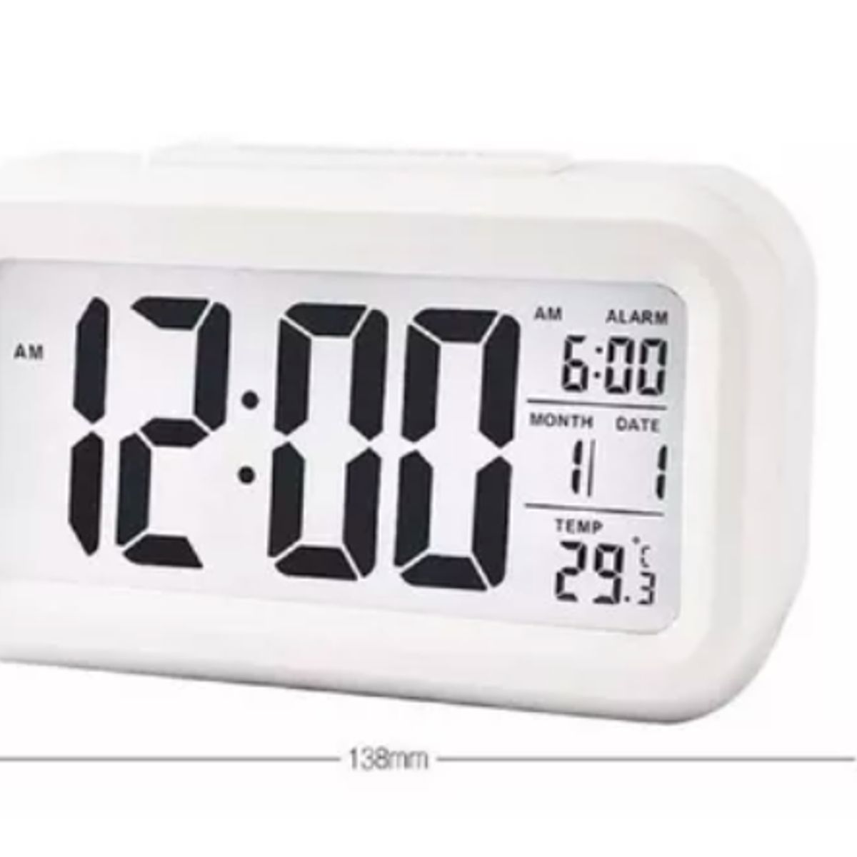 GENERICO - Reloj Despertador Digital Luz
