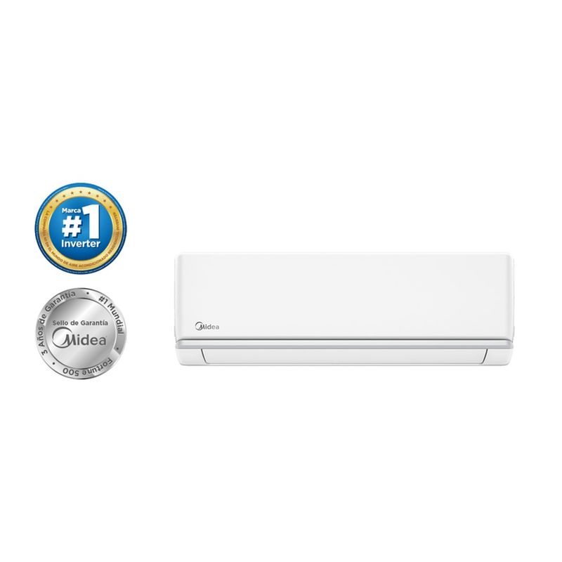 MIDEA - Aire Acondicionado INVERTER Split muro 18.000 BTUH sin Wi Fi