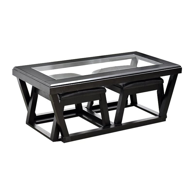 GENERICO - Mesa De Centro Golden con Taburetes