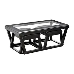 GENERICO - Mesa De Centro Golden con Taburetes