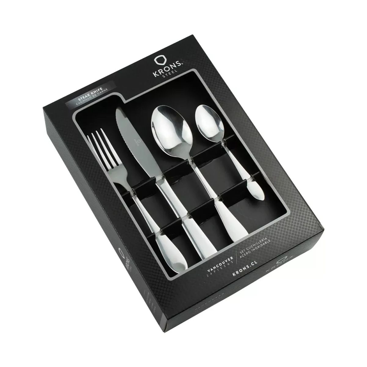KRONS - Set Cubiertos 24 Piezas Vancouver Krons