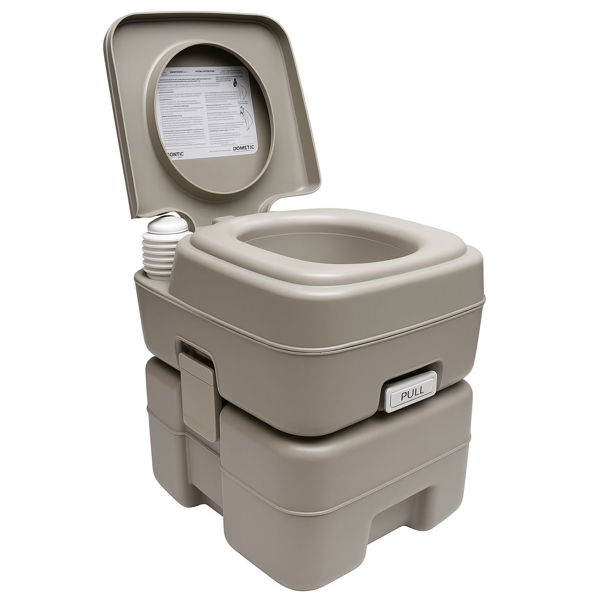 GENERICO - Baño Químico Portátil 20 Litros Reusable Camping Outdoor