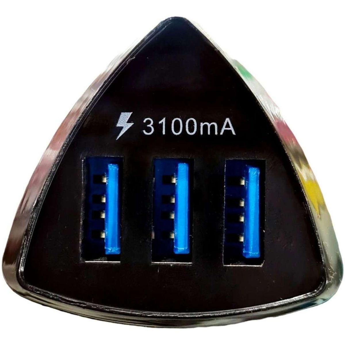 GEN - Cargador De Auto 3 Puertos Usb Celular Tablet Gps