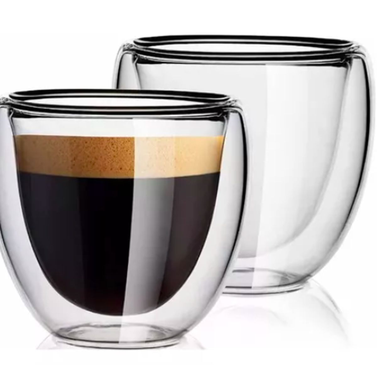 GENERICO - Taza Cafe 4 Vasos Doble Pared