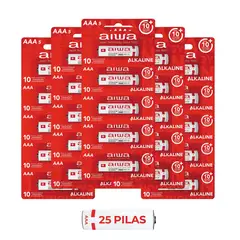 AIWA - Pila Alcalina Aaa Pack X25 Unidades Aw-lr03p5