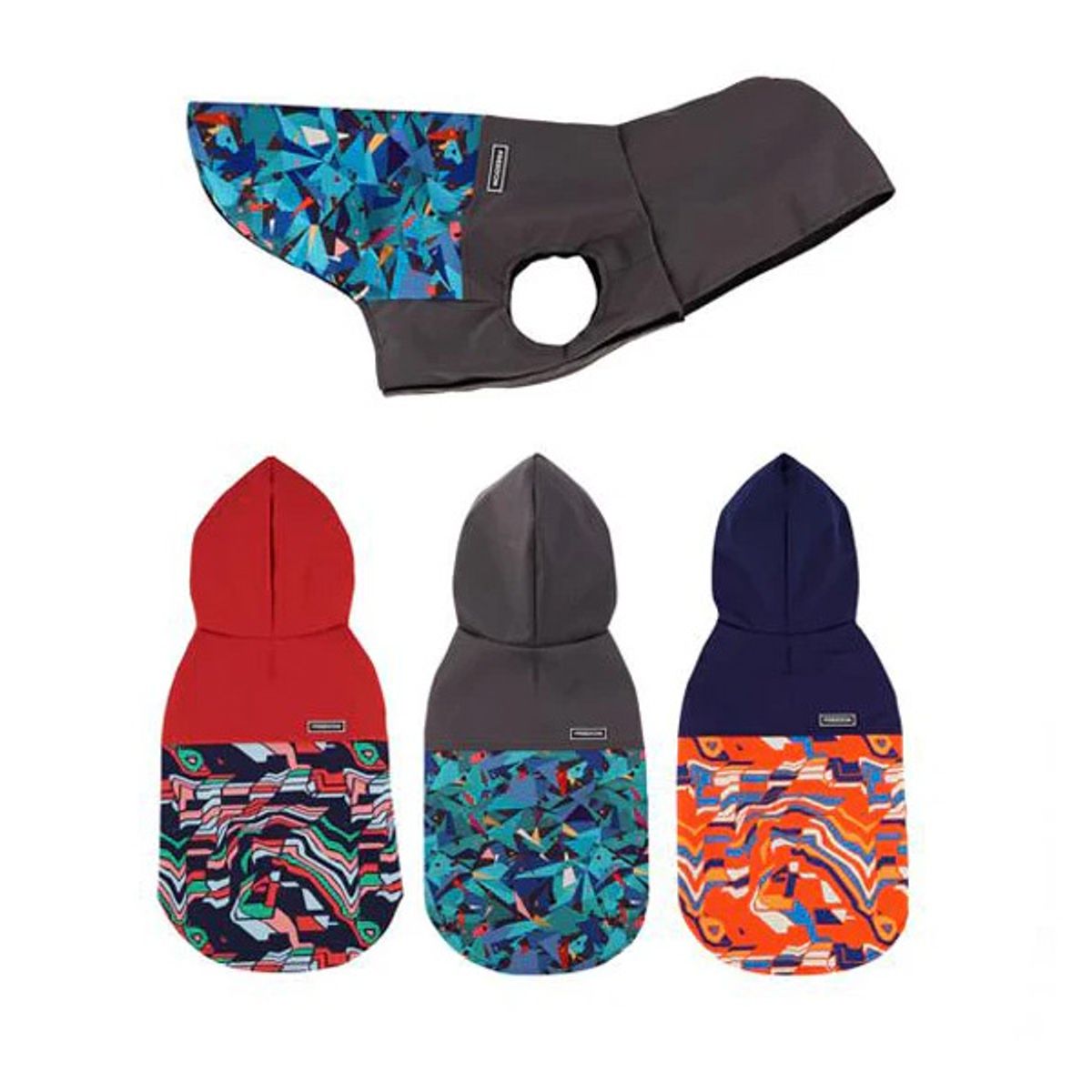 MARBEN PETS - Parka Wonder Dog Rain Impermeable Respirable Gris Large