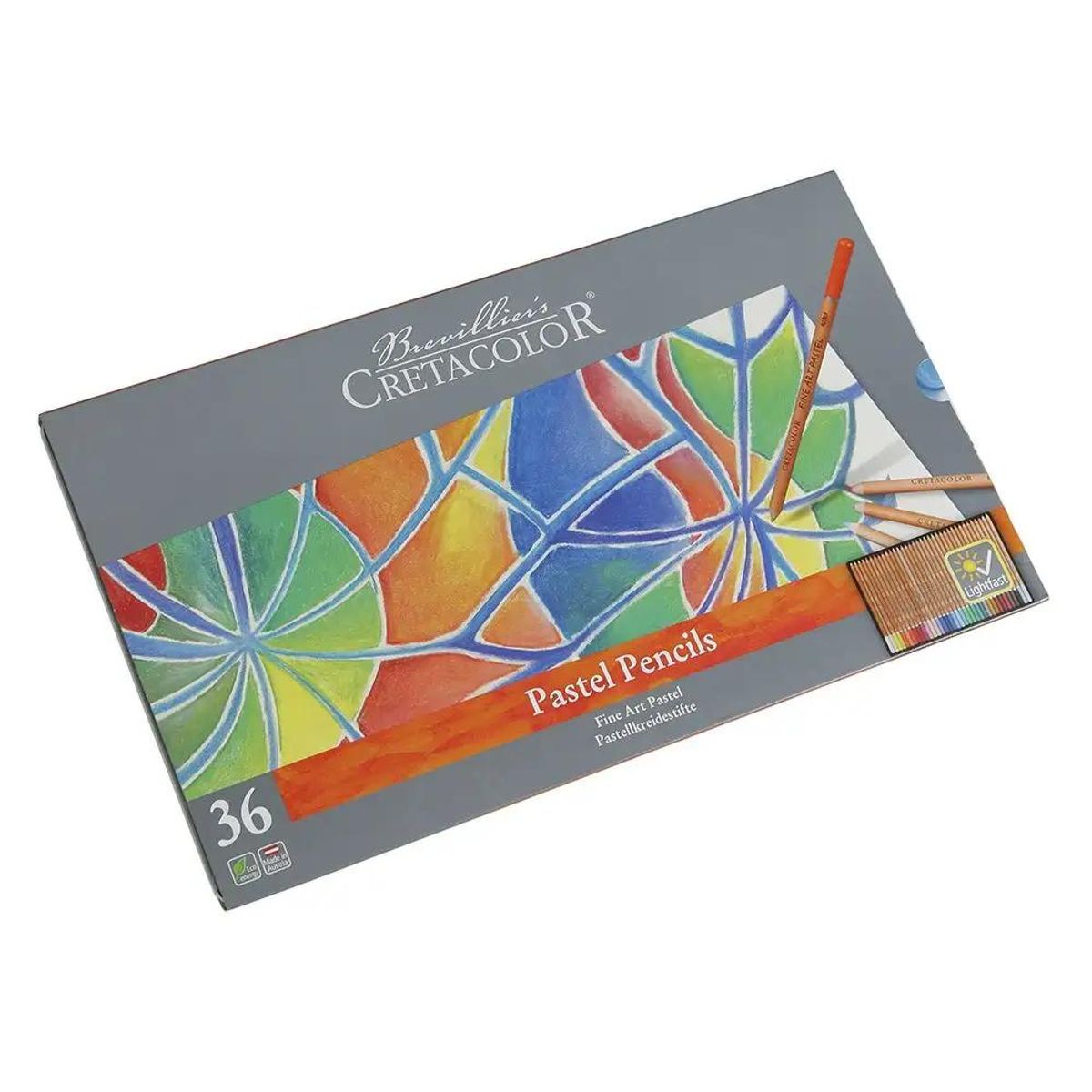 GENERICO - Estuche Metálico 36 Lápices Pastel Cretacolor