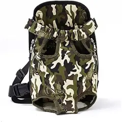 GENERICO - Mochila XL de transporte para mascotas Camuflaje