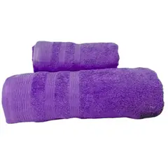GENERICO - Set Toalla Baño + Mano 100% Algodón