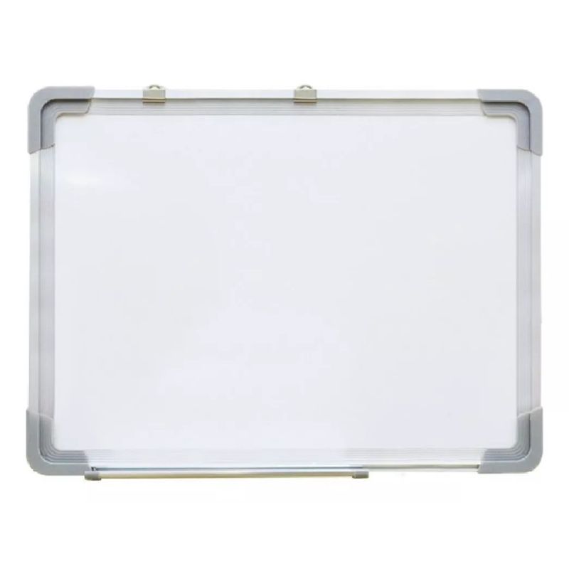 GENERICO - Pizarra Acrílica Blanca Pizarron Aluminio 50x70cm