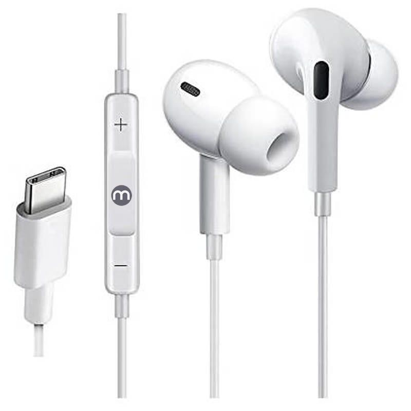 MONSTER ENERGY - Audifonos USB Tipo C Monster Blancos 12m