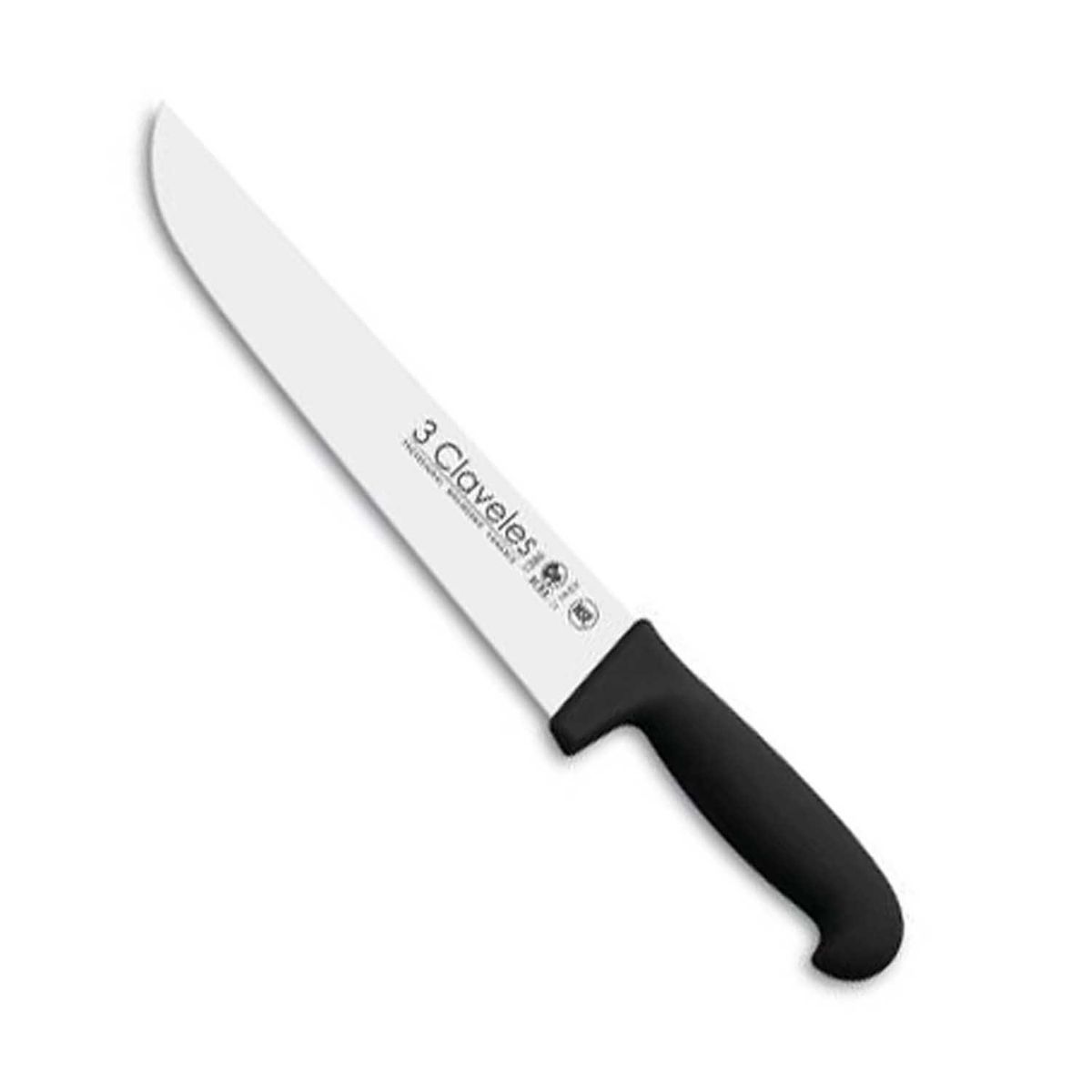 3 CLAVELES - Cuchillo cocina Negro 22 cm