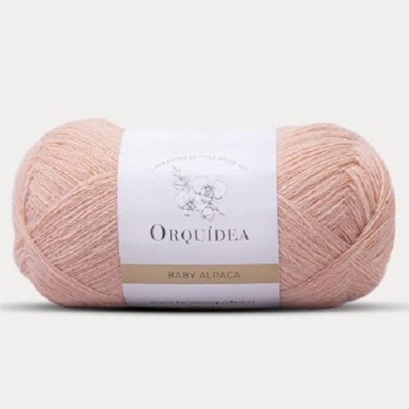 GENERICO - Lana Baby Alpaca Orquídea 100 grs - Rosado Viejo 7