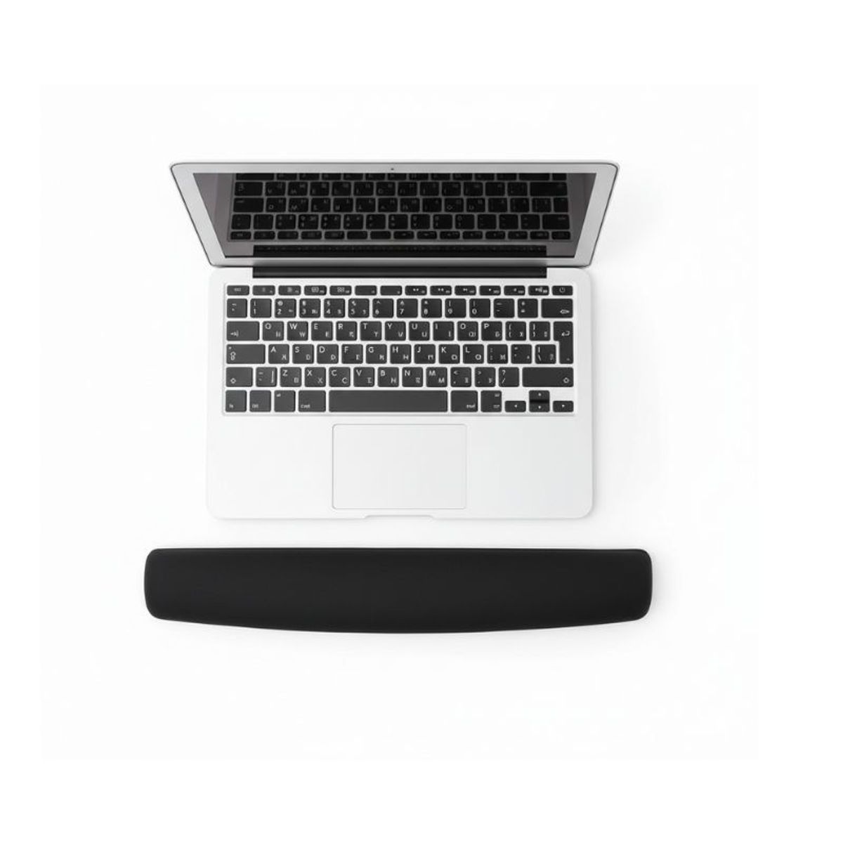 ERGOSTORE - Apoya Muñeca de Gel Silicona Ergostore Negro Antideslizante