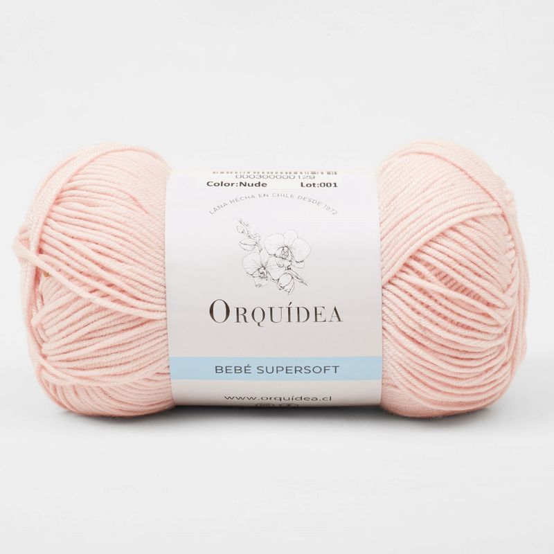 GENERICO - Lana Bebe Super Soft Orquidea 100grs - Nude 129