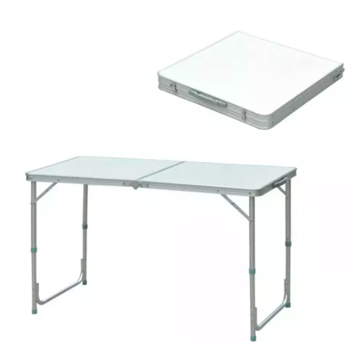 GENERICO - Mesa Plegable Blanca 120x60cm