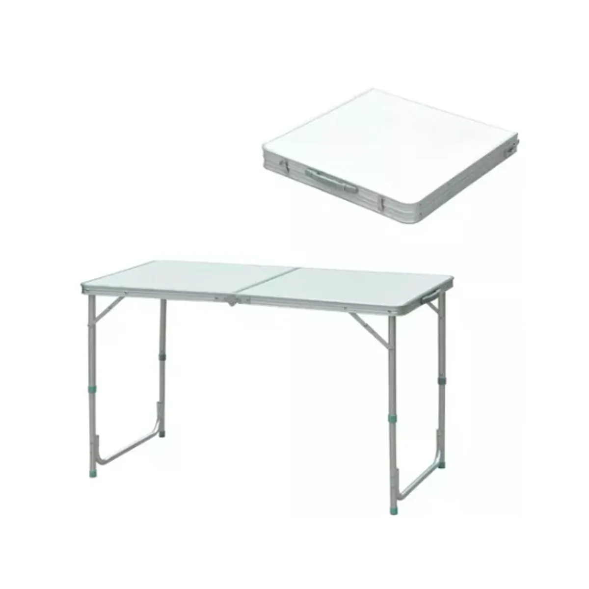 GENERICO - Mesa Plegable Blanca 120x60cm