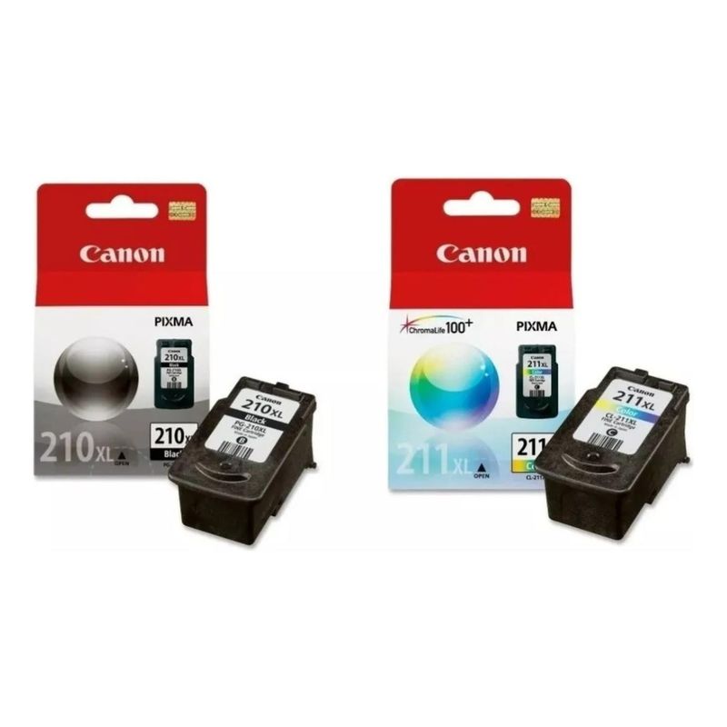 CANON - Pack Cartuchos Canon 210XL-211XL Original Negro / Tricolor