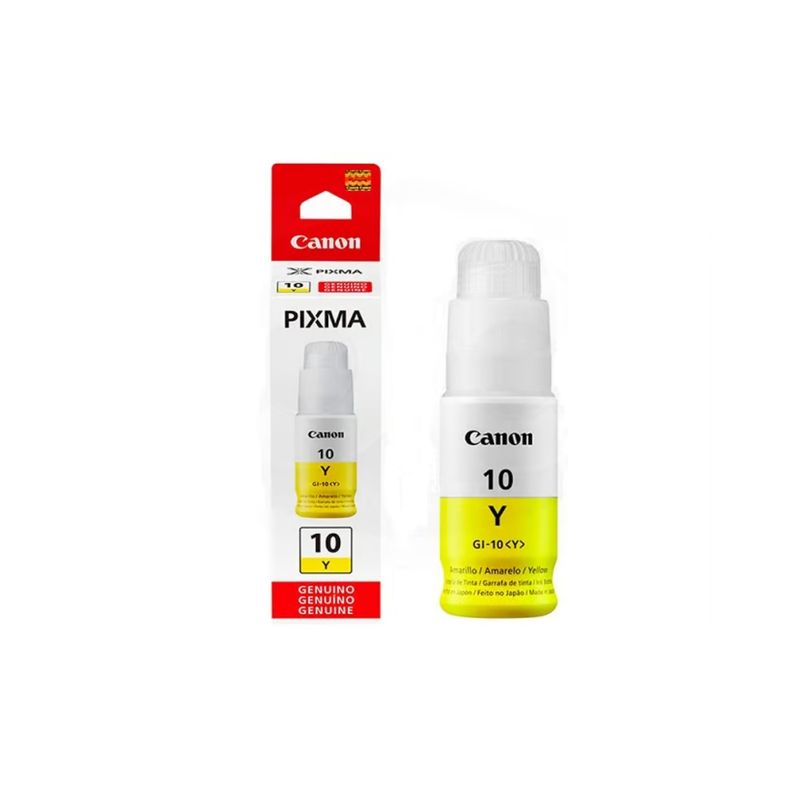 CANON - Botella de Tinta Canon GI-10 Yellow Original