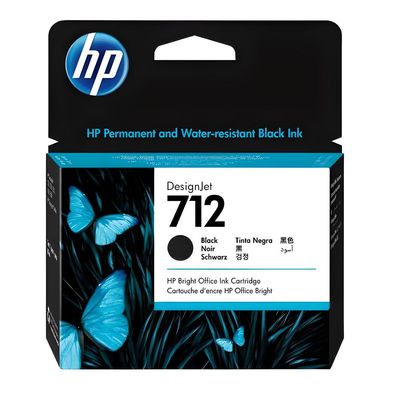 Hp Cartucho De Tinta 712Xl 80 Ml Negro Original