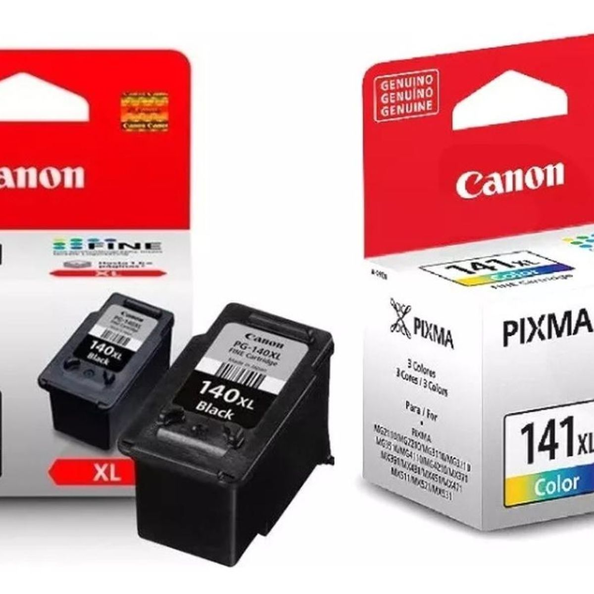 CANON - Cartuchos de Tinta Canon PG-140XL/CL-141XL Original Pack