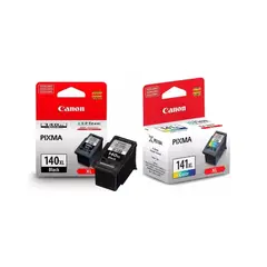CANON - Pack Cartuchos 140XL- 141XL Original. Negro / Tricolor