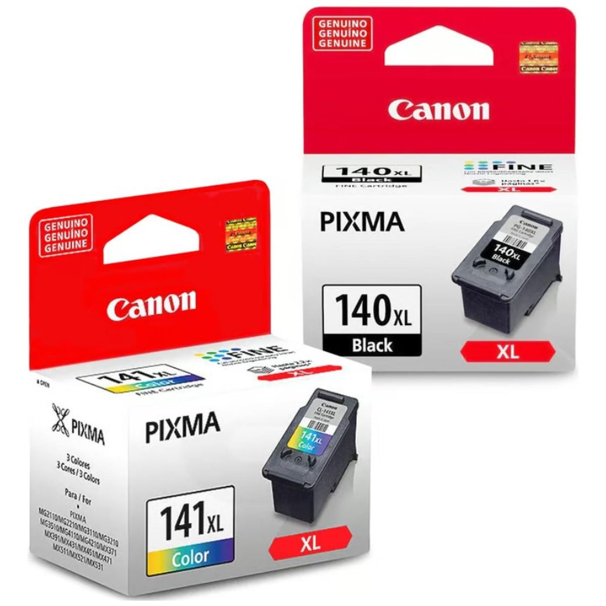CANON - Cartuchos de Tinta Canon PG-140XL/CL-141XL Original Pack