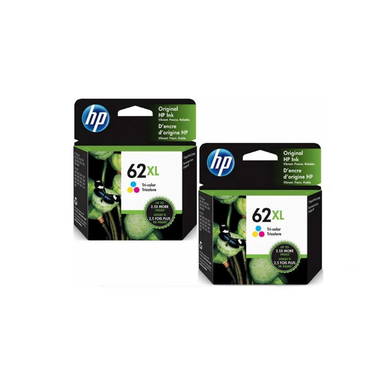 HP - Cartuchos de Tinta hp 62XL Original Negro/Tricolor Pack