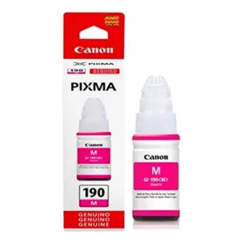 CANON - Botella de Tinta Canon GI-190 Magenta Original